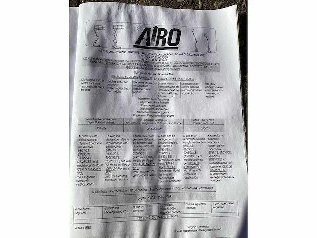 2009 airo x 8 en hoogwerker - afbeelding 11 van  19