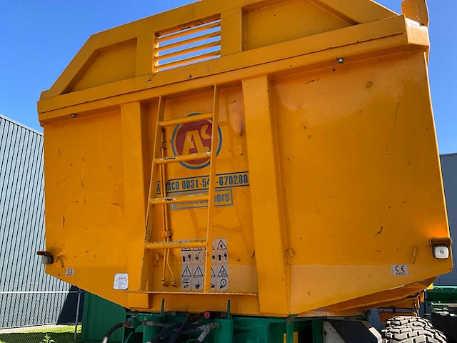 2009 alasco alc odu 90 dumper aanhanger - afbeelding 2 van  19