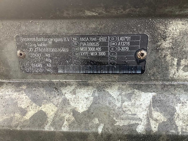 2009 anssems machine transporter aanhangwagen - afbeelding 7 van  7