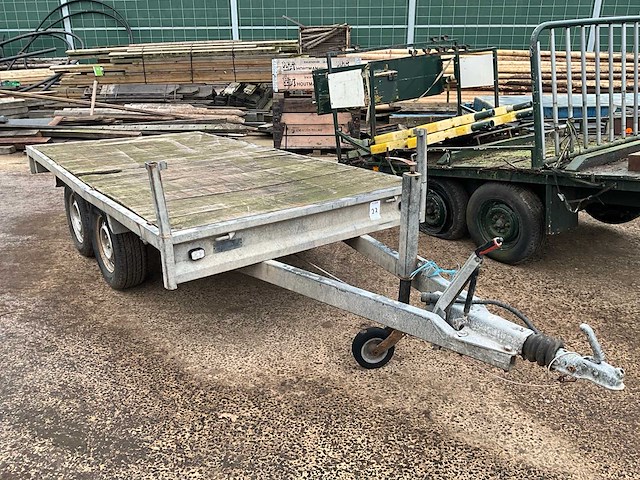 2009 anssems psx2 plateau-aanhangwagen - afbeelding 1 van  10