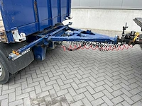 2009 asca 3-assige uitschuifbare plateauaanhangwagen – 24.000 kg – liftas – twistlocks - afbeelding 2 van  36