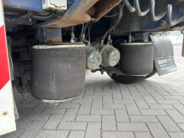 2009 asca 3-assige uitschuifbare plateauaanhangwagen – 24.000 kg – liftas – twistlocks - afbeelding 3 van  36