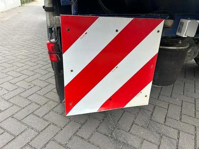 2009 asca 3-assige uitschuifbare plateauaanhangwagen – 24.000 kg – liftas – twistlocks - afbeelding 4 van  36