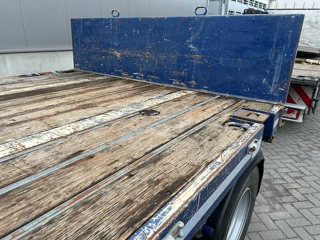 2009 asca 3-assige uitschuifbare plateauaanhangwagen – 24.000 kg – liftas – twistlocks - afbeelding 18 van  36