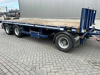 2009 asca 3-assige uitschuifbare plateauaanhangwagen – 24.000 kg – liftas – twistlocks - afbeelding 20 van  36