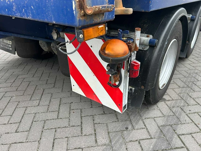 2009 asca 3-assige uitschuifbare plateauaanhangwagen – 24.000 kg – liftas – twistlocks - afbeelding 23 van  36