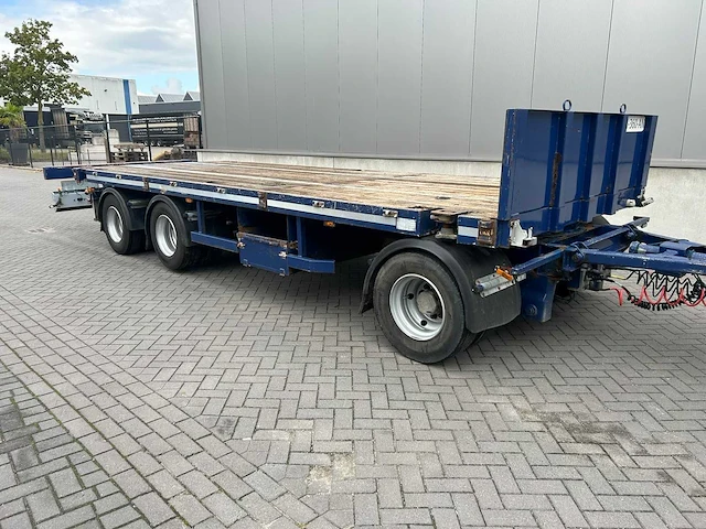 2009 asca 3-assige uitschuifbare plateauaanhangwagen – 24.000 kg – liftas – twistlocks - afbeelding 22 van  36