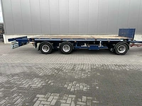 2009 asca 3-assige uitschuifbare plateauaanhangwagen – 24.000 kg – liftas – twistlocks - afbeelding 32 van  36