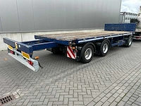 2009 asca 3-assige uitschuifbare plateauaanhangwagen – 24.000 kg – liftas – twistlocks - afbeelding 33 van  36