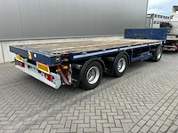 2009 asca 3-assige uitschuifbare plateauaanhangwagen – 24.000 kg – liftas – twistlocks - afbeelding 34 van  36