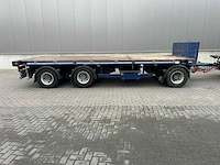 2009 asca 3-assige uitschuifbare plateauaanhangwagen – 24.000 kg – liftas – twistlocks - afbeelding 35 van  36