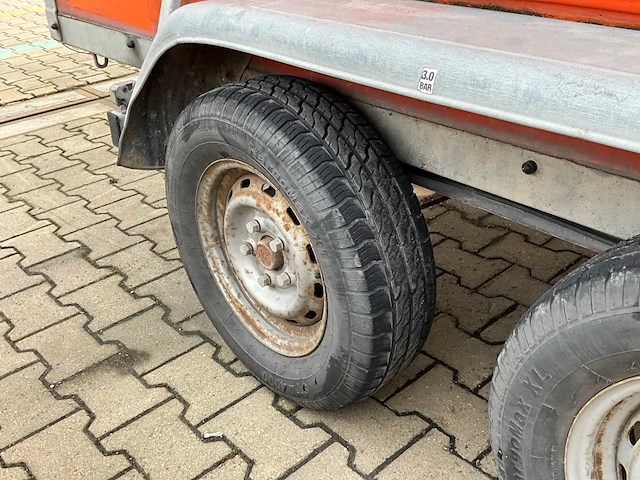 2009 atec eb2 2-1 dubbelas huif aanhangwagen - afbeelding 3 van  17