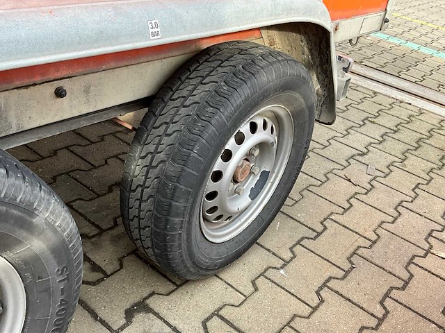 2009 atec eb2 2-1 dubbelas huif aanhangwagen - afbeelding 4 van  17