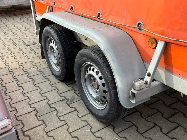 2009 atec eb2 2-1 dubbelas huif aanhangwagen - afbeelding 5 van  17