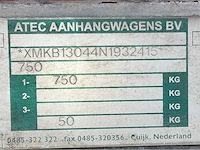 2009 atec eo1300 b huif aanhangwagen - afbeelding 8 van  16