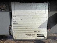 2009 atlas copco xas 37 hogedrukcompressor aanhanger - afbeelding 1 van  2