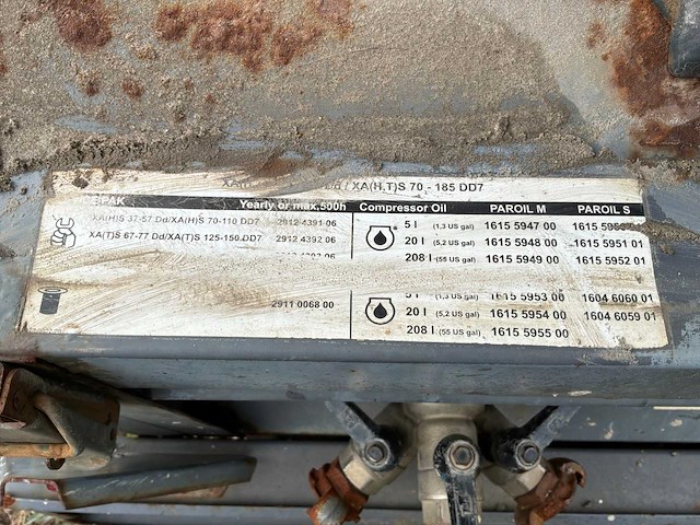 2009 atlas copco xas97 euro box mobiele luchtcompressor - afbeelding 3 van  17