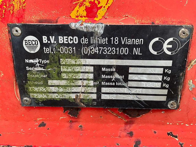 2009 beco sorteergrijper “cw30” - afbeelding 7 van  7