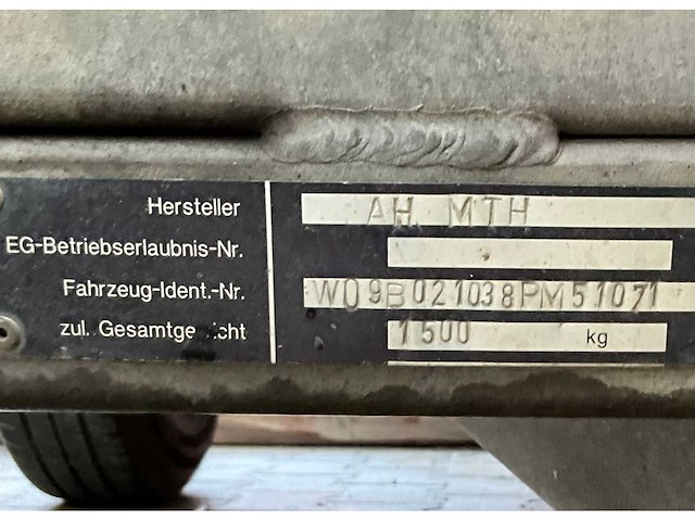 2009 brennig ah mth b02 aanhangwagen - afbeelding 7 van  15
