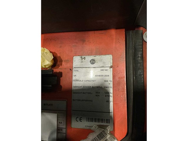 2009 bt rre160 reachtruck - afbeelding 13 van  20