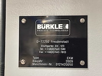 2009 burkle roll-to-roll 2-laag batch lamineerpers - afbeelding 41 van  50