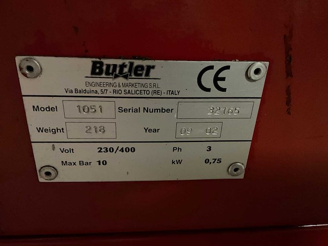 2009 butler 1052 banden de-en montageapparaat - afbeelding 8 van  8