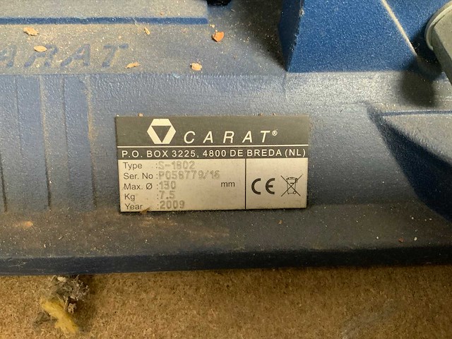 2009 carat s-1802 opspanboorstatief - afbeelding 3 van  3