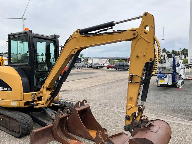 2009 caterpillar 303.5c minigraafmachine - afbeelding 13 van  35