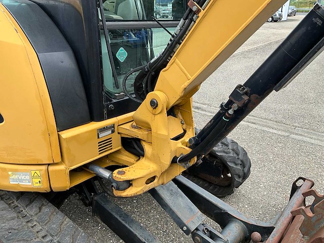 2009 caterpillar 303.5c minigraafmachine - afbeelding 15 van  35