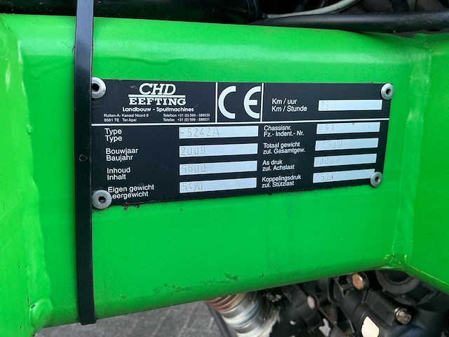 2009 chd f5242a veldspuit - afbeelding 4 van  14