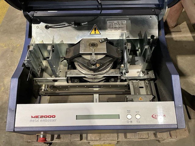 2009 cim me2000 markeer/stans machine - afbeelding 5 van  10