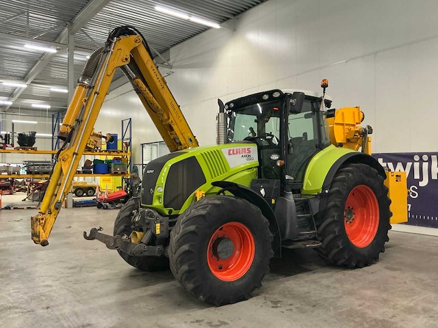 2009 claas axion 820 vierwielaangedreven landbouwtractor - afbeelding 1 van  33