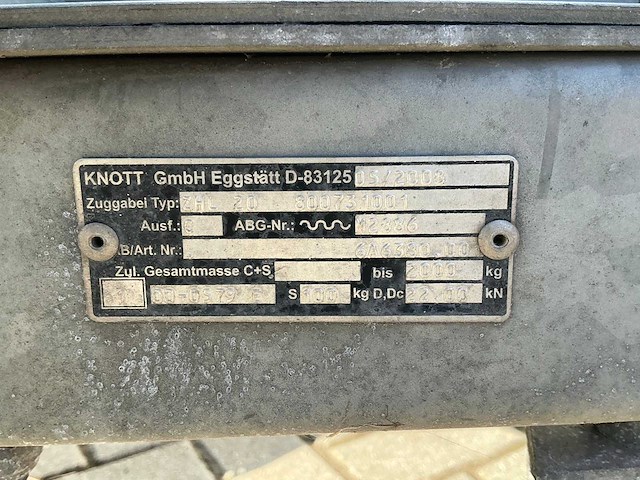 2009 dalery rebel 2 aanhangwagen - afbeelding 14 van  15