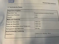 2009 datz stelvin vs8r flessensluit machine - afbeelding 6 van  20