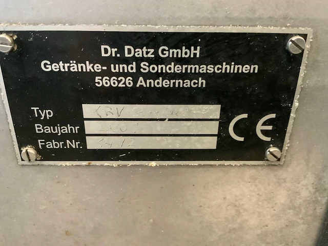 2009 datz stelvin vs8r flessensluit machine - afbeelding 22 van  30