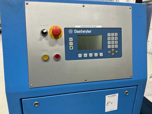 2009 deatwyler polishstar bl1200 polijstmachine - afbeelding 10 van  17