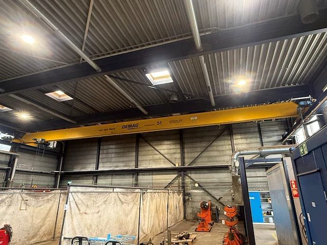 2009 demag 5t bovenloopkraan - afbeelding 1 van  9