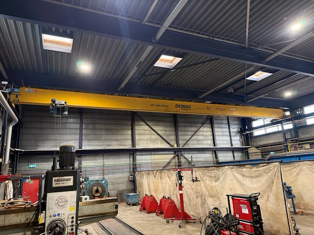 2009 demag 5t bovenloopkraan - afbeelding 2 van  9