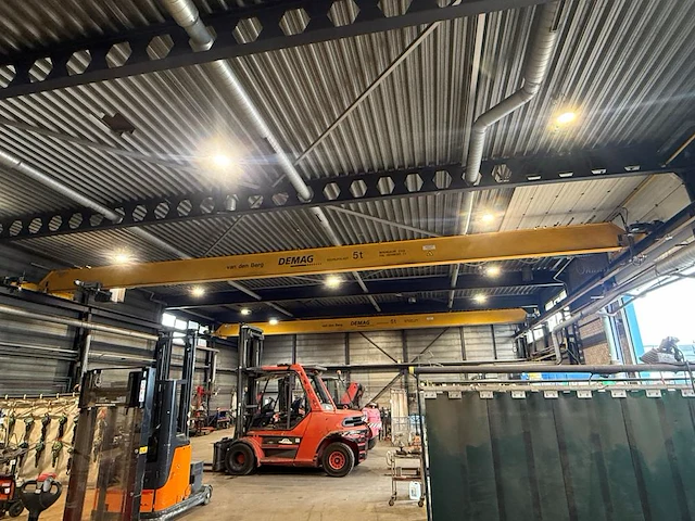 2009 demag 5t bovenloopkraan - afbeelding 1 van  9