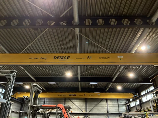 2009 demag 5t bovenloopkraan - afbeelding 3 van  9