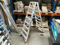 2009 dirks dod 08 aluminium dubbele trap - afbeelding 1 van  4