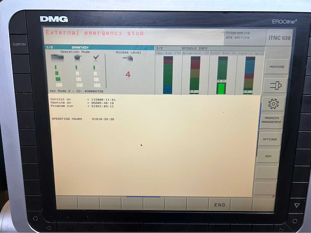 2009 dmg dmu 60 monoblock cnc universeel machinecentrum - afbeelding 18 van  20
