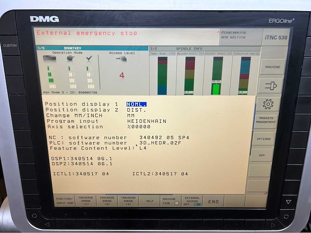 2009 dmg dmu 60 monoblock cnc universeel machinecentrum - afbeelding 19 van  20