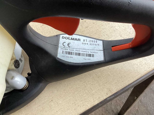 2009 dolmar ht 2960 heggenschaar - afbeelding 4 van  8