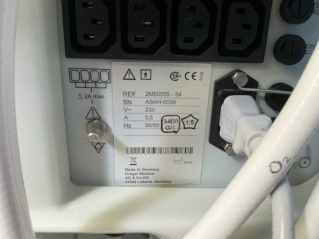 2009 dräger caleo coeveuse - afbeelding 9 van  9