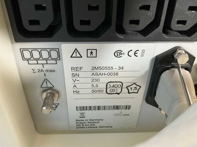 2009 dräger caleo coeveuse - afbeelding 5 van  7