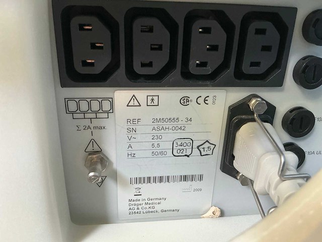 2009 dräger caleo coeveuse - afbeelding 5 van  5