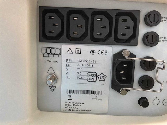 2009 dräger chloé overige medische apparatuur - afbeelding 3 van  12
