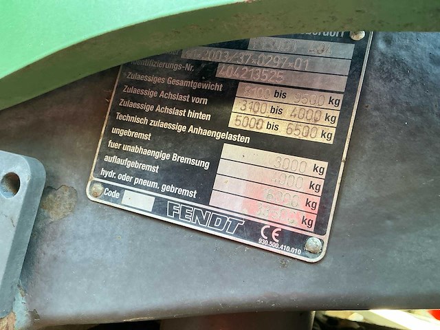 2009 fendt 415 vario tms + voorlader (combinatie kavel) - afbeelding 42 van  45