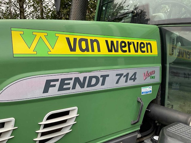 2009 fendt 714 vario tms vierwielaangedreven landbouwtractor - afbeelding 6 van  31
